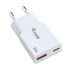 EQUIP - Caricabatterie GaN PD sottile da 30W con 2 porte USB, 1x USB-C + 1x USB-A