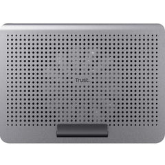 SUPPORTO/RIALZO ECO NOTEBOOK CON VENTOLA GIGANTE DI RAFFREDDAMENTO FINO A 16" - TRUST EXTO - ALLUMINIO