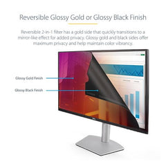 Filtro Privacy Oro per Monitor 24" 16:10, schermo privacy reversibile, Privacy Screen Protector per PC, protezione/schermo rimovibile, +/- 30 gradi