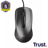 MOUSE CABLATO 170CM - 1200 DPI - TRUST NERO