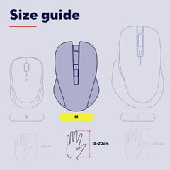 MOUSE CABLATO 150CM - 5000 DPI - PLASTICA RICICLATA 52% - TRUST FYDA - NERO