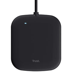 LETTORE DI SMART CARD CONTACTLESS (TIPO CARTA IDENTITA') - 85% PLASTICA RICICLATA - TRUST CETO NERO