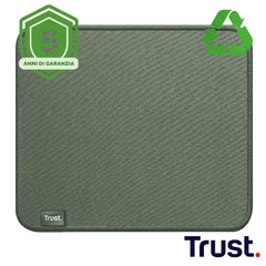 TAPPETINO/MOUSEPAD 250x210 REALIZZATO CON MATERIALI RICICLATI – TRUST BOYE - LAVABILE - VERDE