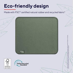 TAPPETINO/MOUSEPAD 250x210 REALIZZATO CON MATERIALI RICICLATI – TRUST BOYE - LAVABILE - VERDE