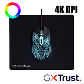 SET MOUSE GAMING + TAPPETINO PER MOUSE - TRUST BASIC NERO