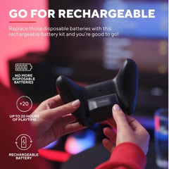 BATTERIA RICARICABILE PER GAMEPAD/CONTROLLER XBOX - TRUST GXT246 AVADO - NERO