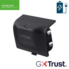 BATTERIA RICARICABILE PER GAMEPAD/CONTROLLER XBOX - TRUST GXT246 AVADO - NERO