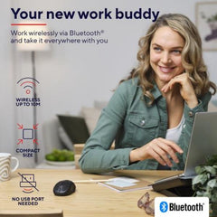 MOUSE WIRELESS BLUETOOTH® - 1600DPI - TRUST PRIMO BT - NERO
