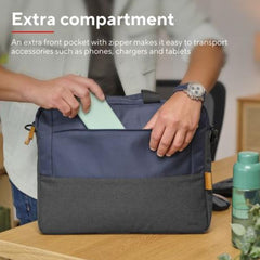 BORSA LAPTOP/NOTEBOOK FINO A 16" ECO - REALIZZATA CON PET RICICLATO - TRUST LISBOA BLU