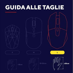MOUSE GAMING RGB WIRELESS RICARICABILE 4.800DPI - TRUST GXT110W FELOX BIANCO