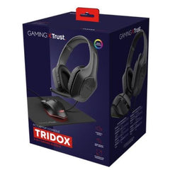 SET GAMING 3-IN-1 - CUFFIA + MOUSE + MOUSEPAD - TRUST GXT 790 NERO