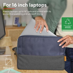 CUSTODIA/SLEEVE 13,3" MORBIDA PER LAPTOP/NOTEBOOK REALIZZATA CON PET RICICLATO - TRUST LISBOA BLU