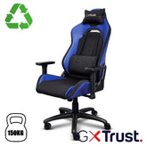 SEDIA GAMING REALIZZATA CON MATERIALI SOSTENIBILI - TRUST GXT 714B RUYA NERO/BLU