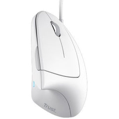 MOUSE CABLATO ERGONOMICO VERTICALE - TRUST VERTO - BIANCO