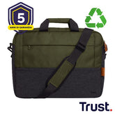 BORSA LAPTOP/NOTEBOOK FINO A 16" ECO - REALIZZATA CON PET RICICLATO - TRUST LISBOA VERDE