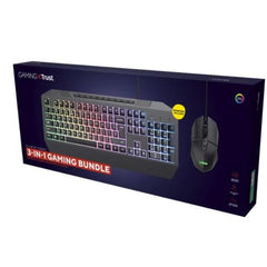 SET GAMING 3-IN-1 - TASTIERA + MOUSE + MOUSEPAD LAYOUT IT - TRUST GXT 791 NERO