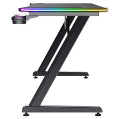 SCRIVANIA GAMING RGB PRO DESK - TRUST GXT710 LUMINUS PRO RGB - NERO