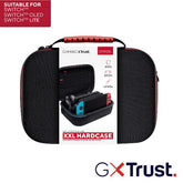 CUSTODIA RIGIDA XXL PER NINTENDO SWITCH / SWITCH OLED /SWITCH LITE - TRUST GAMING GXT 1247 - NERO