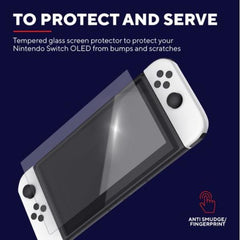 PROTEGGI SCHERMO IN VETRO NINTENDO SWITCH OLED - TRUST GXT 1245 - TRASPARENTE
