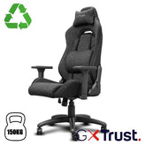 SEDIA GAMING PREMIUM IN TESSUTO REALIZZATA CON MATERIALI SOSTENIBILI - TRUST GXT 723 RUYA - GRIGIO