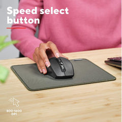 MOUSE WIRELESS COMFORT - 1600DPI - TRUST SURA - NERO