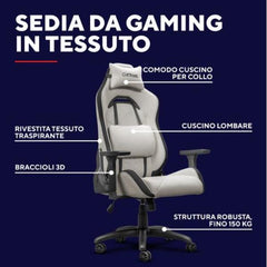 SEDIA GAMING PREMIUM IN TESSUTO - TRUST GXT 723B RUYA - BEIGE