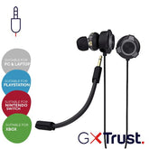 AURICOLARI GAMING CABLATI CON MICROFONO STACCABILE - TRUST PINE GXT 406 - NERO