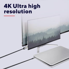 ADATTATORE DA USB-C (MASCHIO) A HDMI (MASCHIO) 4K 60HZ 1,8M - TRUST CALYX - GRIGIO