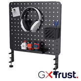 PANNELLO PORTAOGGETTI DA SCRIVANIA IN METALLO - TRUST GXT 724 VESTO - NERO