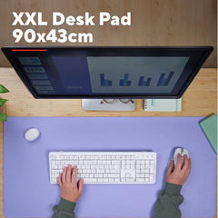 TAPPETINO/MOUSEPAD XXL PROTEGGI SCRIVANIA MISURA 900x430 - TRUST BENYA XXL -VIOLA