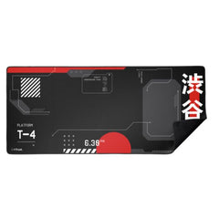 TAPPETINO/MOUSEPAD XXL - LAVABILE - PROTEGGI SCRIVANIA MISURA 930x400 - TRUST GXT 759 - JAPAN NERO