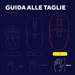 MOUSE GAMING ILLUMINATO CABLATO 6.400DPI - 6 PULSANTI PROGRAMMABILI - TRUST GXT113 FELOX - NERO