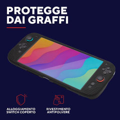 CUSTODIA ANTISCIVOLO IN SILICONE PER NINTENDO SWITCH 2 GXT 1253 - NERO
