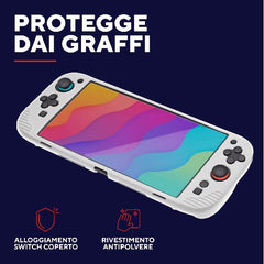 CUSTODIA ANTISCIVOLO IN SILICONE PER NINTENDO SWITCH 2 GXT 1253 - BIANCO