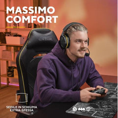 SEDIA GAMING PRO PREMIUM LICENZIATA (DC) BATMAN - TRUST GXT721SM RUYA PRO BATMAN NERA