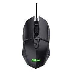 SET GAMING TASTIERA (COMPATTA TKL) E MOUSE (6.400DPI) CABLATI ILLUMINATI - PLASTICA RICICLATA 69% - LAYOUT ITALIANO - TRUST GXT798 SET 2 IN 1 - NERO