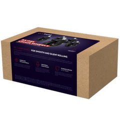 RUOTE ANTIGRAFFIO IN GEL PER SEDIA - TRUST GXT 702 - NERO