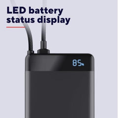 POWERBANK 10.000MAH - CAVO USB-C PD 20W + 1 USB-C 20W PD 3.0 + PPS - TRUST FIERA POWERBANK - NERO