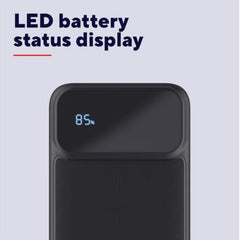 POWER BANK 10.000MAH CARICA VELOCE - 2 USB-A 18W QC 3.0 AUTO DETECT + 1 USB-C 20W PD 3.0 + PPS - TRUST AVALA POWERBANK - NERO