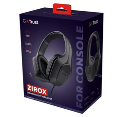 CUFFIE GAMING CABLATE JACK 3,5MM PER CONSOLE, DRIVER 50MM - TRUST GXT417 ZIROX - NERO