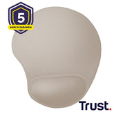 TAPPETINO/MOUSEPAD ERGONOMICO CON POGGIAPOLSO - TRUST BIGFOOT - BEIGE