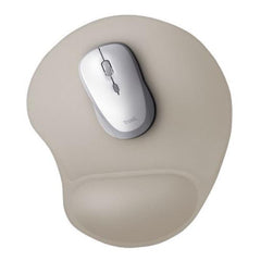 TAPPETINO/MOUSEPAD ERGONOMICO CON POGGIAPOLSO - TRUST BIGFOOT - BEIGE