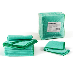 PANNO MICROFIBRA VERDE 40X40 CONF.10