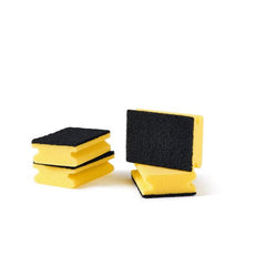 SPUGNE ABRASIVA coll. Strong - fibra nera forte - Conf. 4