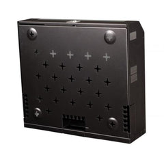 EQUIP ESF-05-B - ARMADIO DI RETE A PARETE Slim Flex 19", 5U, 500x475mm, con porta frontale in acciaio, assemblato, RAL9005 nero