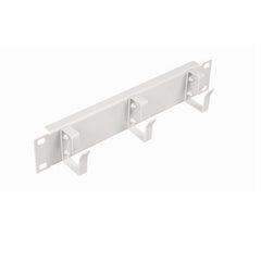 EQUIP - PANNELLO PASSA CAVI a 3 ANELLI, 10" 1U, Grigio