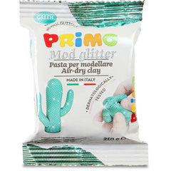PASTA PER MODELLARE 250GR - VERDE GLITTER