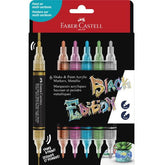ASTUCCIO IN CARTONE BLACK EDITION SHAKE&PAINT MARKER ACRILICO - METALLIC