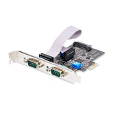 Scheda Seriale PCIe a 2 porte, scheda PCI Express a doppia porta RS232/RS422/RS485 (DB9)