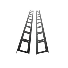 COPPIA CANALA VERTICALE GESTIONE CAVI 24U CON 4 ANELLI